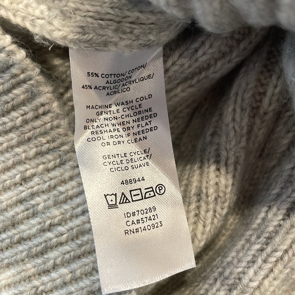 Lou & Grey Cotton blend tunic sweater.  Cozy! - Picture 7 of 7